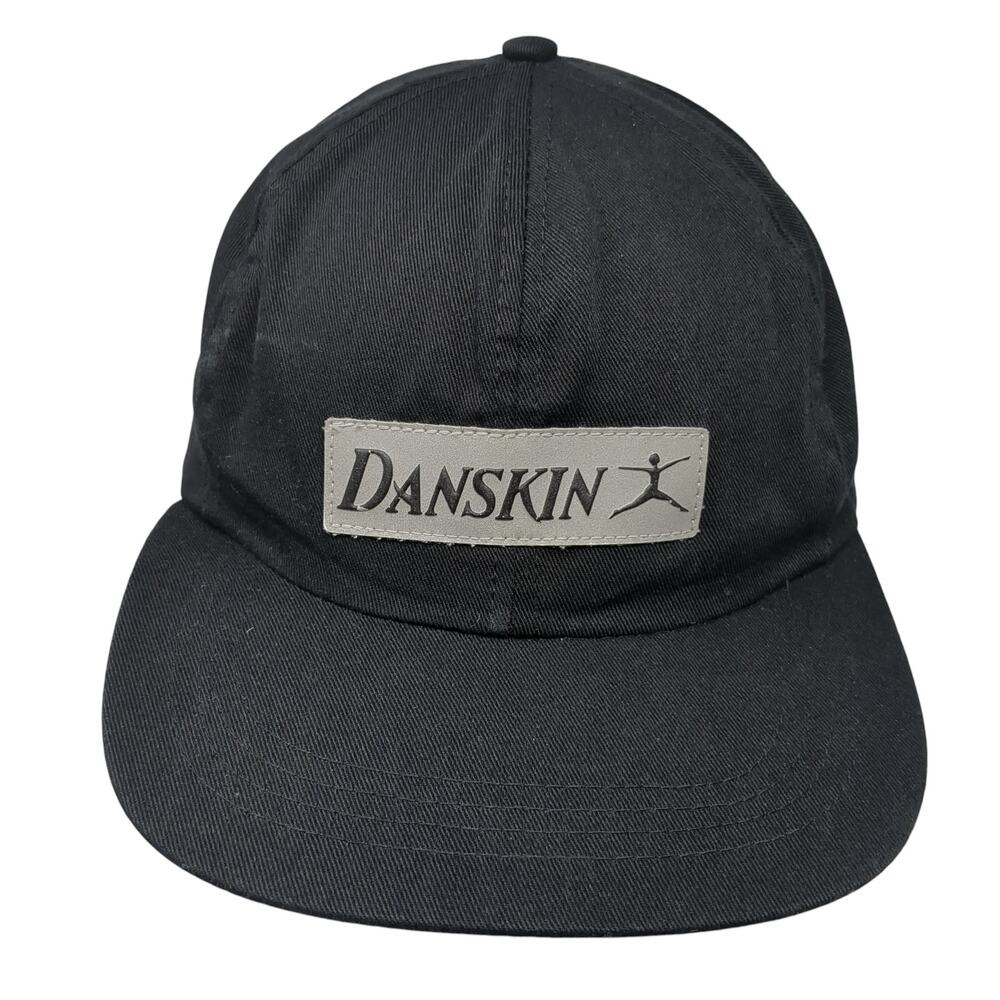 Danskin Strapback Baseball Cap Black One Size Adjustable 6 Panel Outdoor